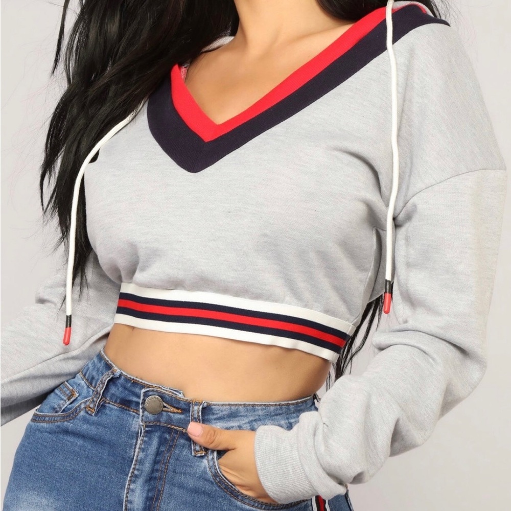 Crop top hoodie